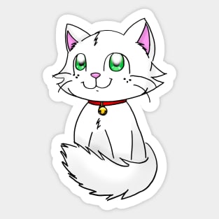 Christmas Kitten Sticker